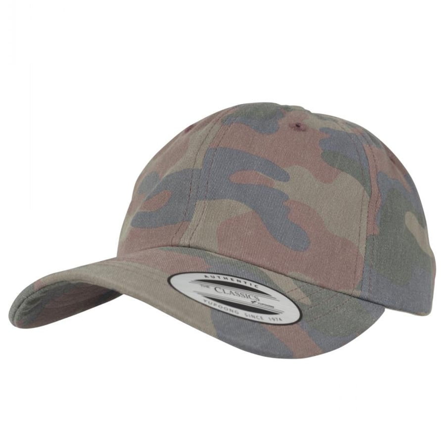 Niskoprofilowa czapka Dad Hat z efektem kamuflażu