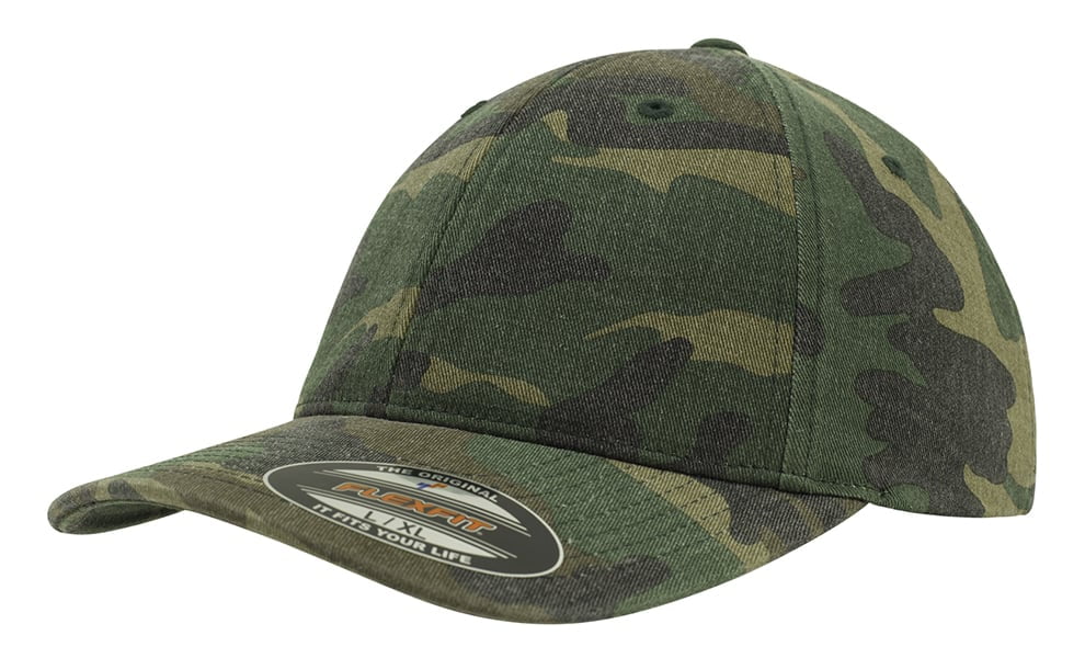 Czapka Flexfit Washed Camo