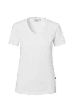 HAKRO Damska koszulka V-Short Stretch — 2