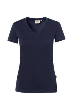 HAKRO Damska koszulka V-Short Stretch — 12