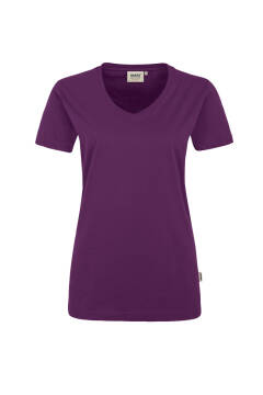 HAKRO Damen V-Shirt MIKRALINAR® — 102