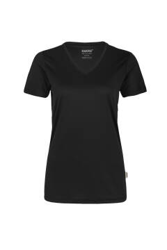 HAKRO Damen V-Shirt COOLMAX® ECO — 12
