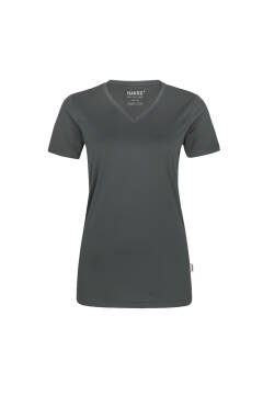 HAKRO Damen V-Shirt COOLMAX® ECO — 22