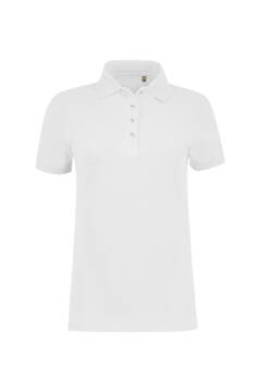 Koszulka Polo dla kobiet bez etykiety Heavy MIKRALINAR® ECO — 2
