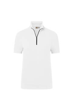 HAKRO Damska koszulka typu Zip-Piqué MIKRALINAR® ECO — 2