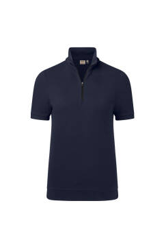 HAKRO Damska koszulka typu Zip-Piqué MIKRALINAR® ECO — 12
