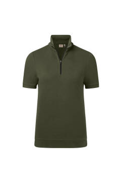 HAKRO Damska koszulka typu Zip-Piqué MIKRALINAR® ECO — 22