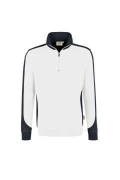 HAKRO Zip-Sweatshirt Contrast MIKRALINAR® — 2