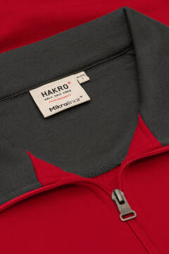 HAKRO Zip-Sweatshirt Contrast MIKRALINAR® — 12
