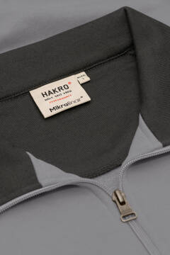 HAKRO Zip-Sweatshirt Contrast MIKRALINAR® — 48