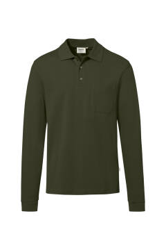 HAKRO Pocket-Longsleeve-Polo MIKRALINAR® ECO — 52