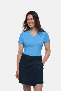 HAKRO COTTON TEC® Damska koszulka V — 46