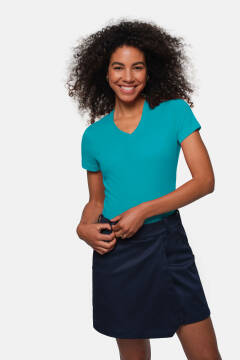 HAKRO Damen V-Shirt MIKRALINAR® — 21