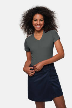 HAKRO Damen V-Shirt MIKRALINAR® — 51