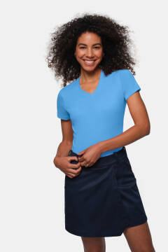 HAKRO Damen V-Shirt MIKRALINAR® — 71