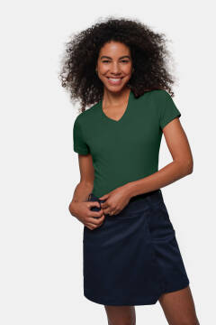 HAKRO Damen V-Shirt MIKRALINAR® — 91