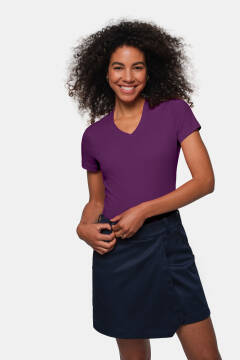 HAKRO Damen V-Shirt MIKRALINAR® — 101