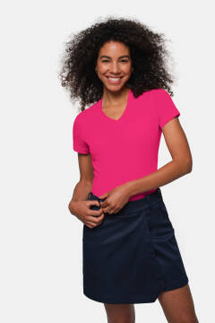 HAKRO Damen V-Shirt MIKRALINAR® — 106