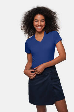 HAKRO Damen V-Shirt MIKRALINAR® — 116