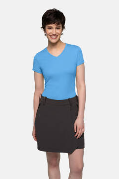 HAKRO Damen V-Shirt COOLMAX® ECO — 36