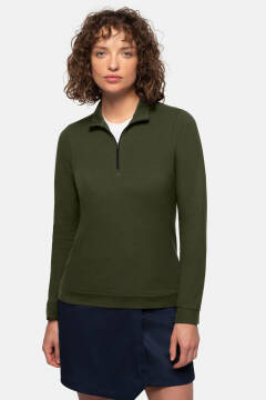 HAKRO Damen Zip-Longsleeve Piqué MIKRALINAR® ECO — 21
