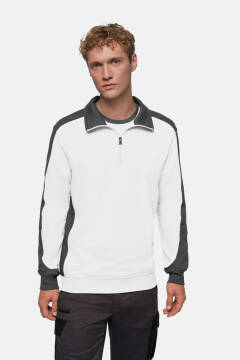 HAKRO Zip-Sweatshirt Contrast MIKRALINAR®