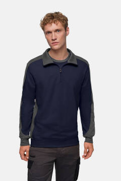 HAKRO Zip-Sweatshirt Contrast MIKRALINAR® — 31