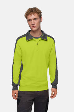HAKRO Zip-Sweatshirt Contrast MIKRALINAR® — 37