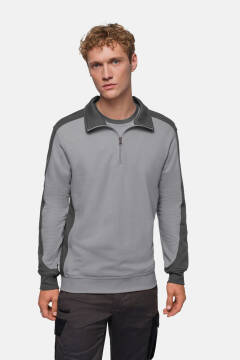 HAKRO Zip-Sweatshirt Contrast MIKRALINAR® — 43