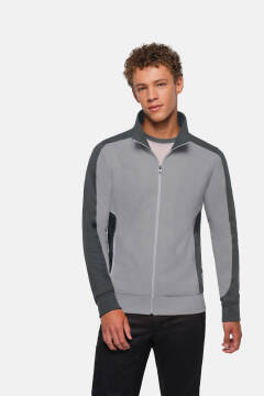 HAKRO Sweat Jacket Contrast MIKRALINAR® — 36