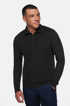 HAKRO Zip-Longsleeve Piqué MIKRALINAR® ECO — 6