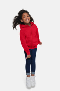 HAKRO Kinder Kapuzen-Sweatjacke Bio-Baumwolle — 6