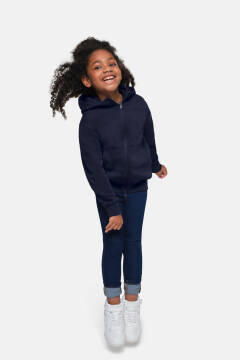 HAKRO Kinder Kapuzen-Sweatjacke Bio-Baumwolle — 21