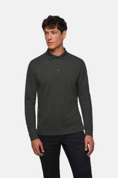 HAKRO Longsleeve-Poloshirt MIKRALINAR® — 46