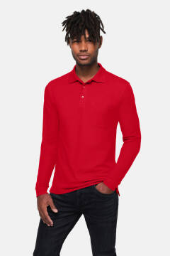 HAKRO Pocket-Longsleeve-Polo MIKRALINAR® ECO — 6