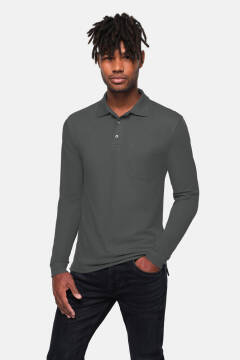 HAKRO Pocket-Longsleeve-Polo MIKRALINAR® ECO — 26