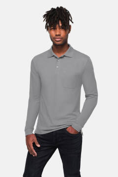 HAKRO Pocket-Longsleeve-Polo MIKRALINAR® ECO — 41