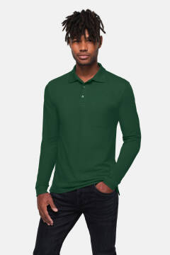 HAKRO Pocket-Longsleeve-Polo MIKRALINAR® ECO — 56