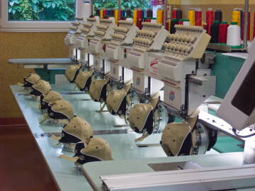 Promotional caps with embroidery