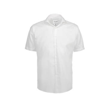 Biznesowa koszula z tkaniny fine twill z wykończeniem non iron SS254 — 2