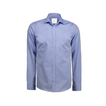 Biznesowa koszula z tkaniny fine twill z wykończeniem non iron SS30 — 3