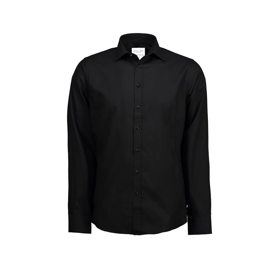 Biznesowa koszula z tkaniny fine twill z wykończeniem non iron SS30